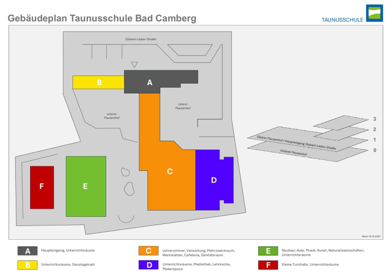 Gebäudeplan Taunusschule